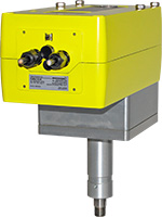 LIN – linear valve unit with adapted quarter-turn actuator ExMax size M with spring return for use in zone 1, 2, 21, 22